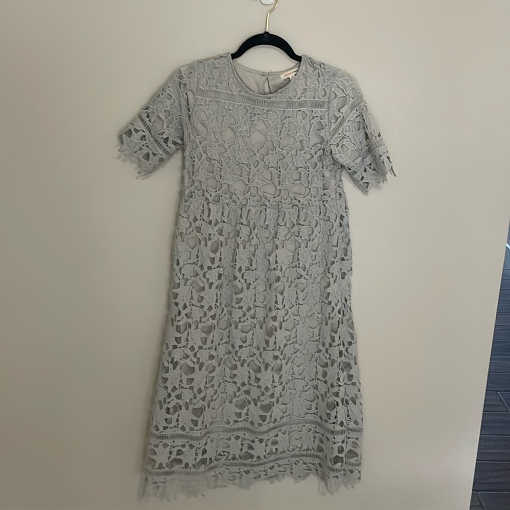 Small Light Blue-Gray Dress
